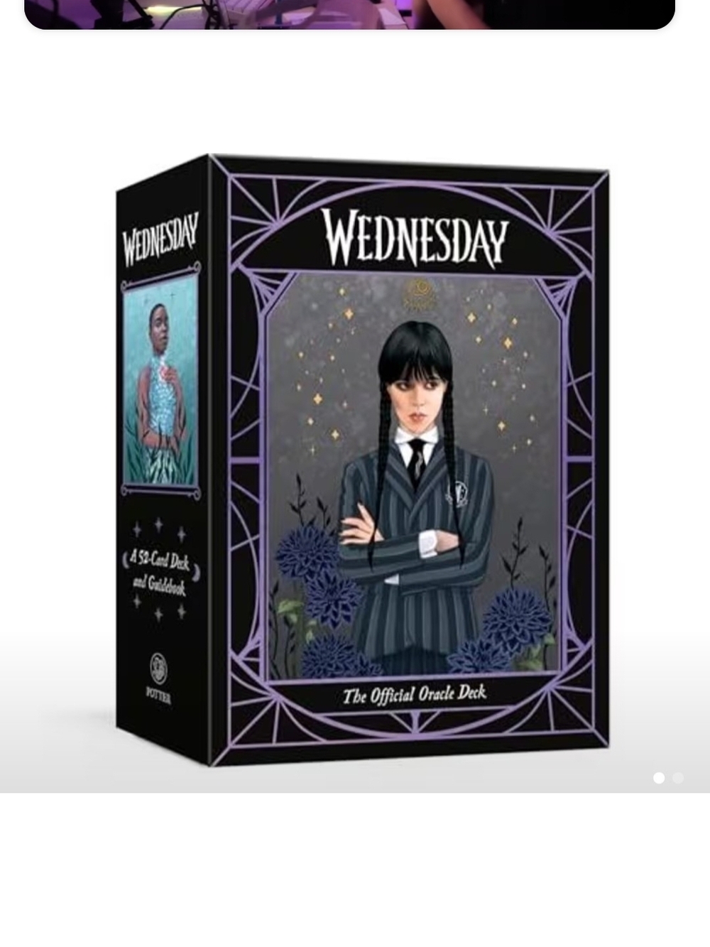 Wednesday Official Oracle Deck - Purple & Black Box